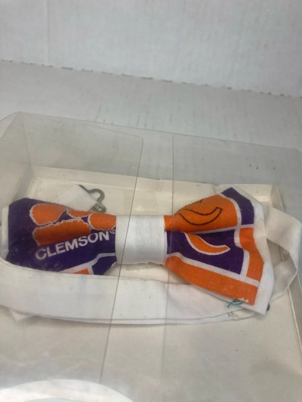 Orange & Purple Kids Bow Tie - NCAA Team Design